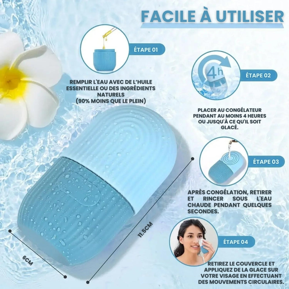 Rouleau à Glace Visage et Corps : Revitalisez Votre Peau Comme Jamais Auparavant !