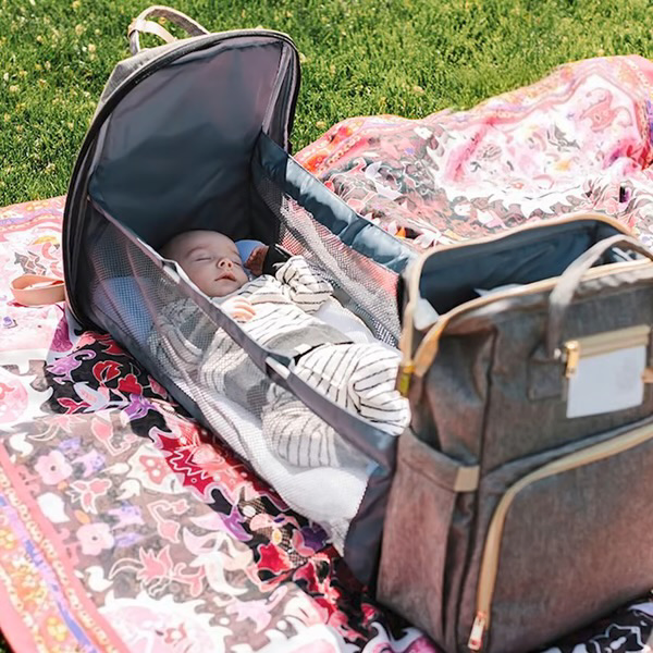 Sac à Langer Multifonctionnel "VoyageFacile" - Confort, Style et Polyvalence pour les Parents Actifs