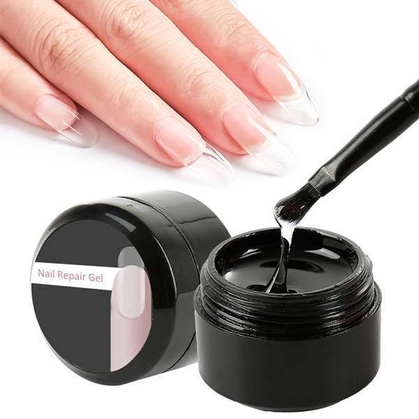 Gel Réparateur OmyNail™ - La Solution Miracle pour Ongles Cassés ou Fissurés