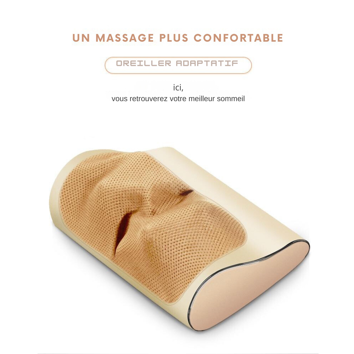 Oreiller de Massage Thermique OmyZen™ - Détente et Soulagement à la Maison