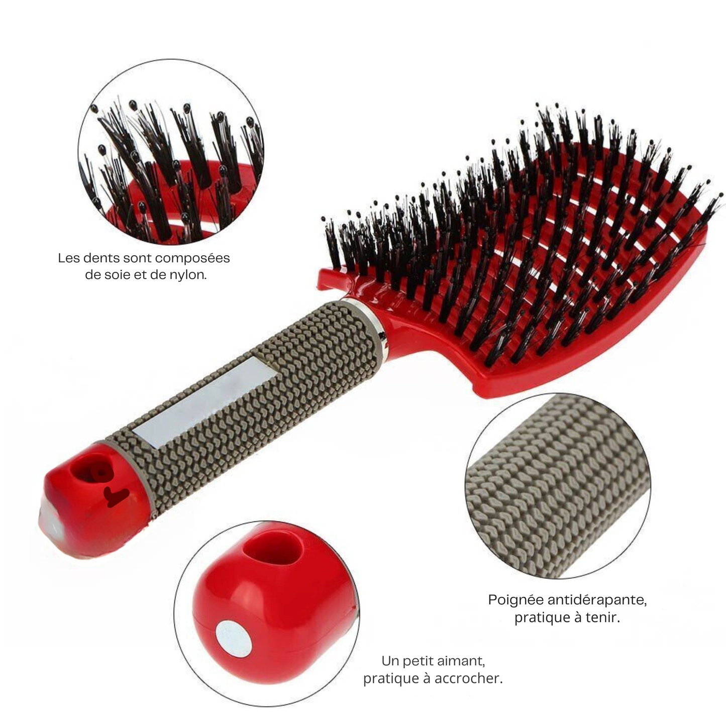 BROSSE LISSANTE, DÉMÊLANTE & MASSANTE