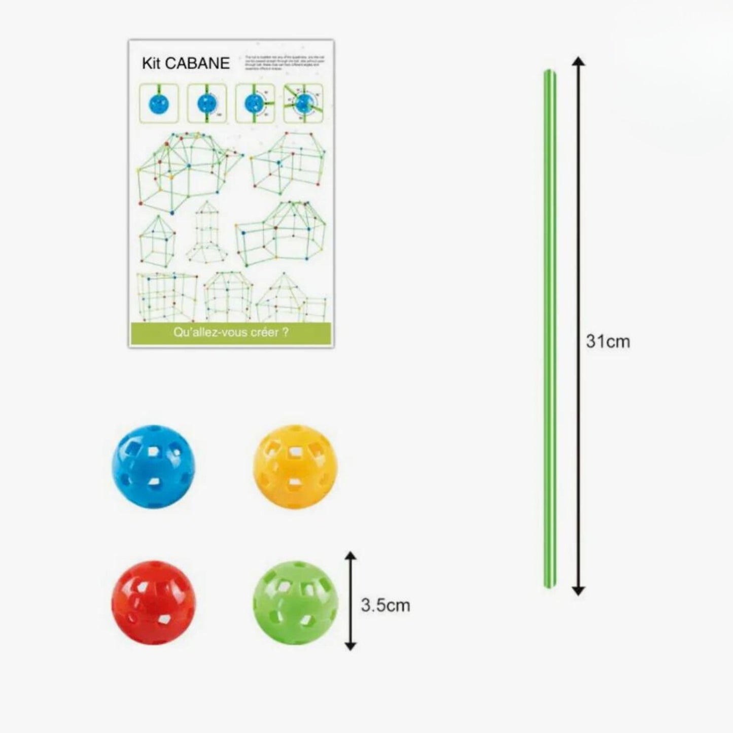 Kit Construction de Créatif pour Enfant - OmyHut™