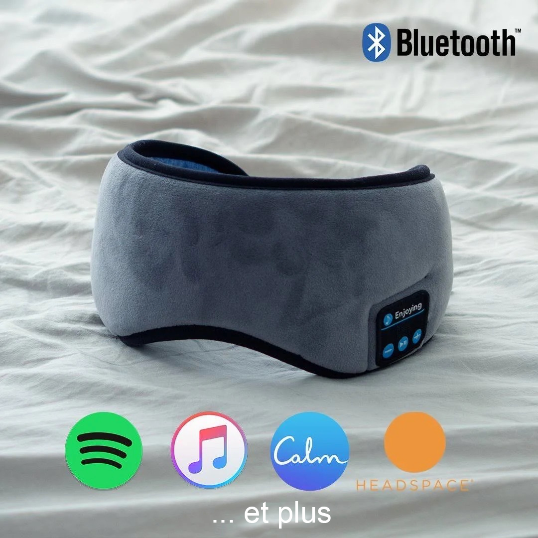 Masque de Nuit Bluetooth EchoRest™ - Révolutionnez Votre Expérience de Sommeil